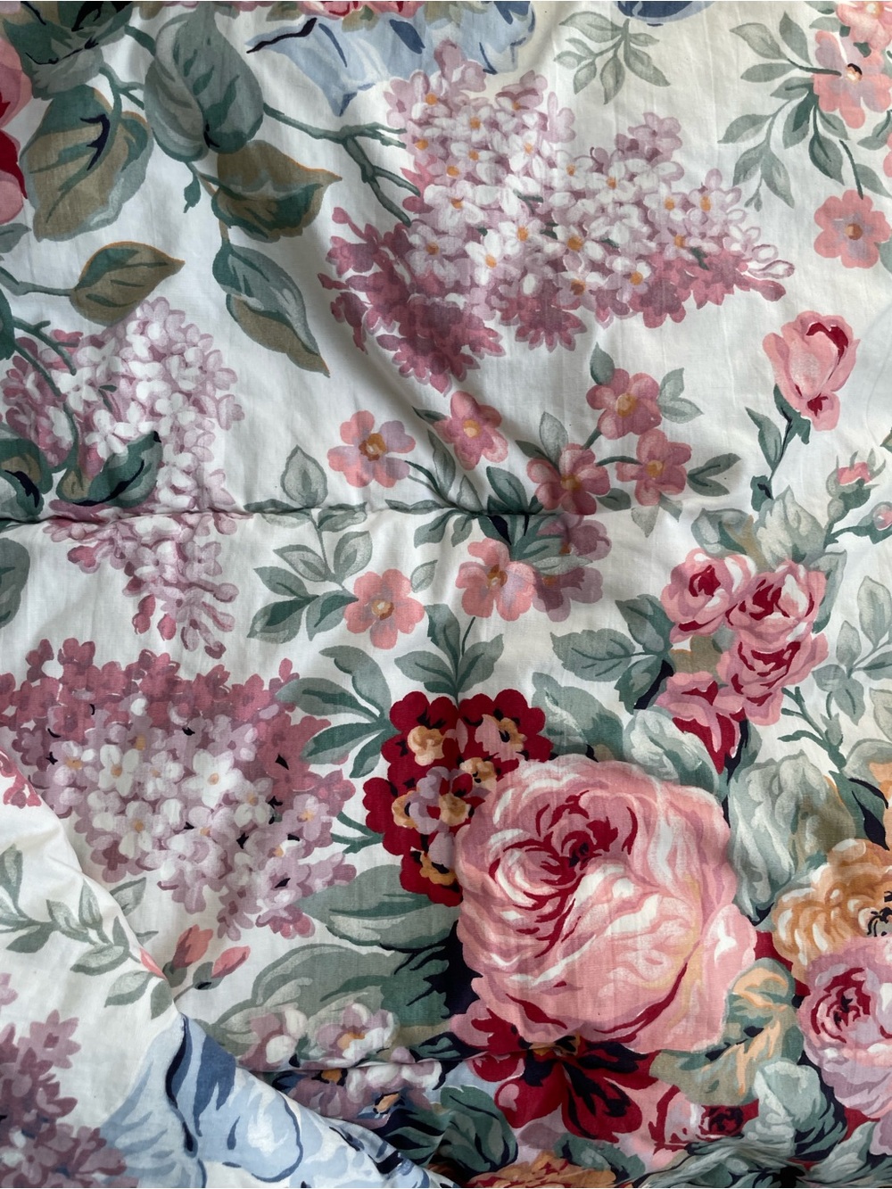 Vintage Ralph Lauren Allison Floral Full/Queen Comforter - Picture 4 of 7